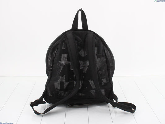 Chanel Black Logo Mesh Backpack form the 2019 Collection