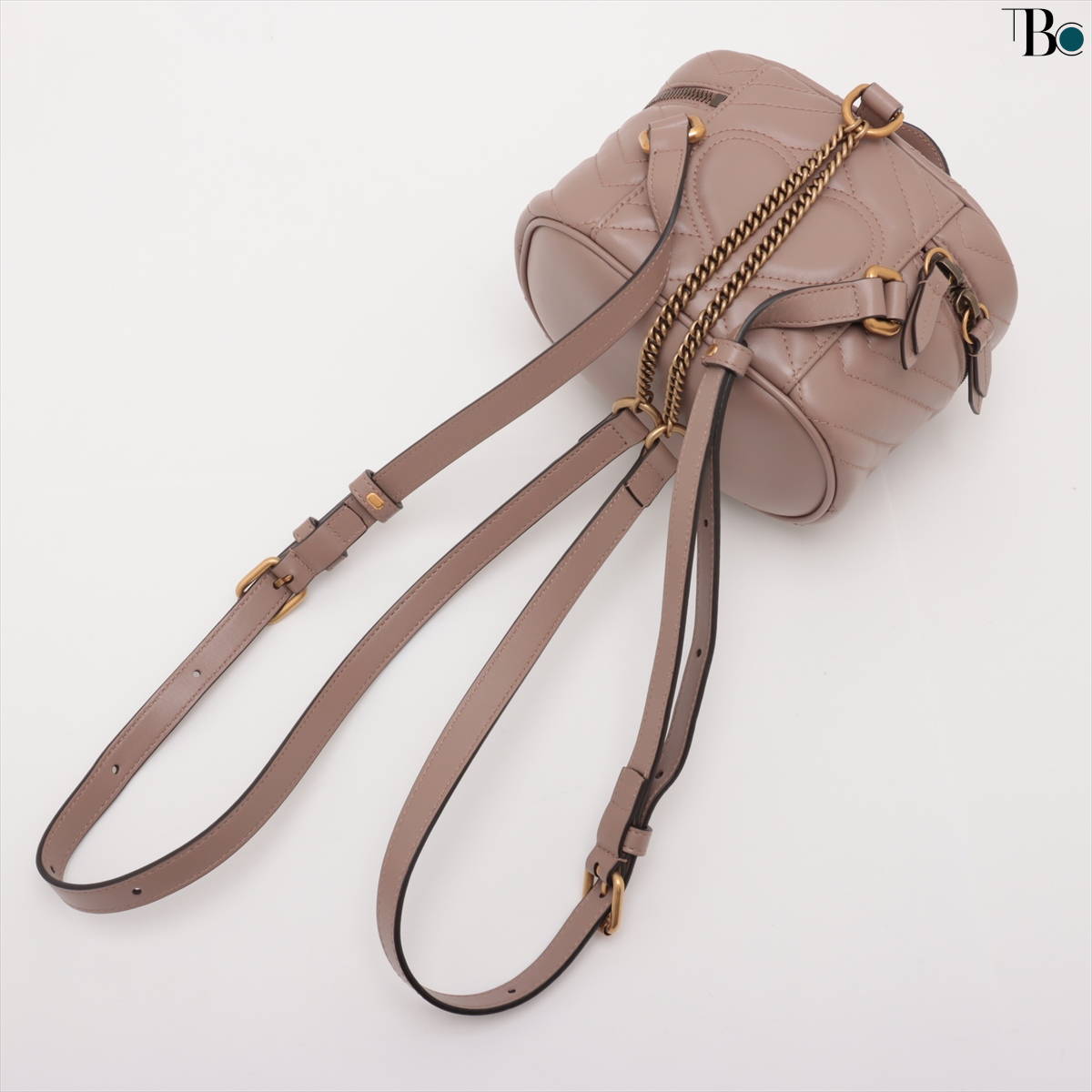 Preowned Gucci Marmont Leather Vanity Backpack