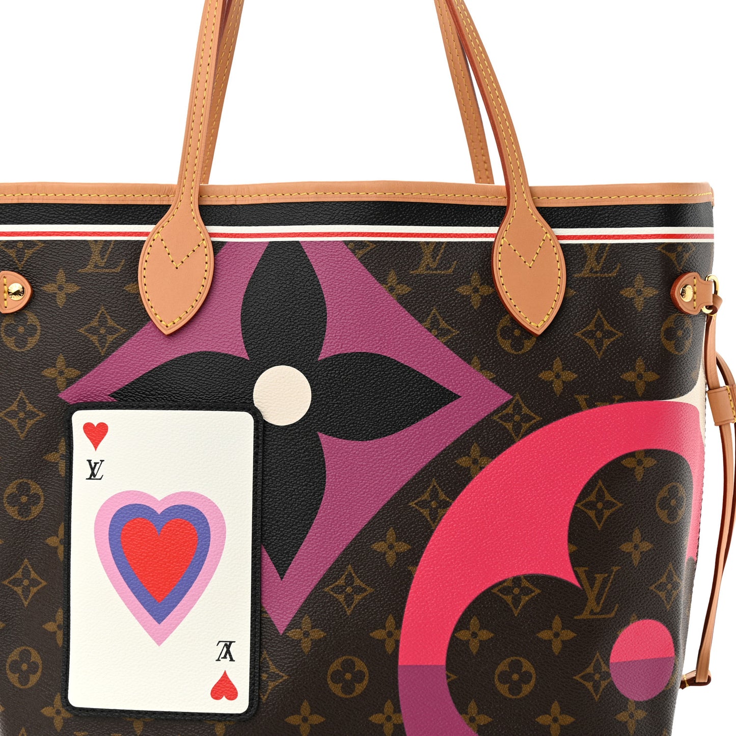 Preowned Louis Vuitton Limited Edition Game On Neverful MM Tote with Pouch