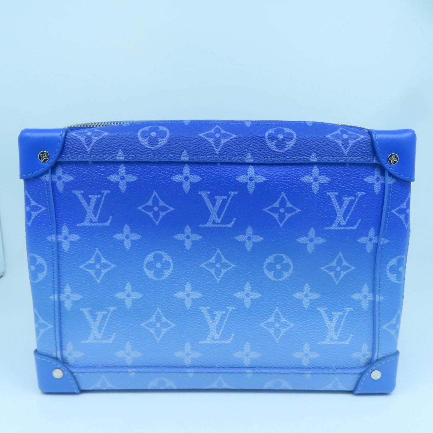 Preowned Louis Vuitton Limited Edition Clouds Blue Monogram Soft Truck bag