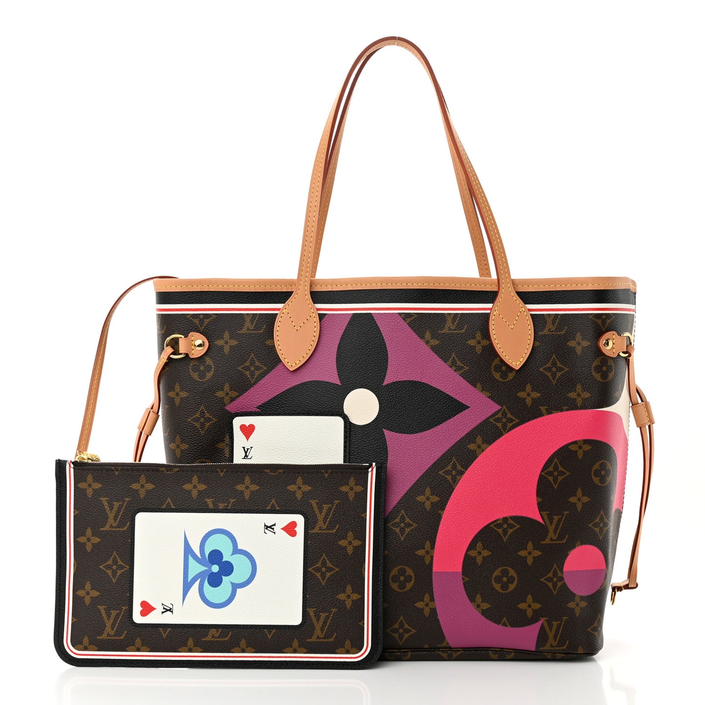 Preowned Louis Vuitton Limited Edition Game On Neverful MM Tote with Pouch