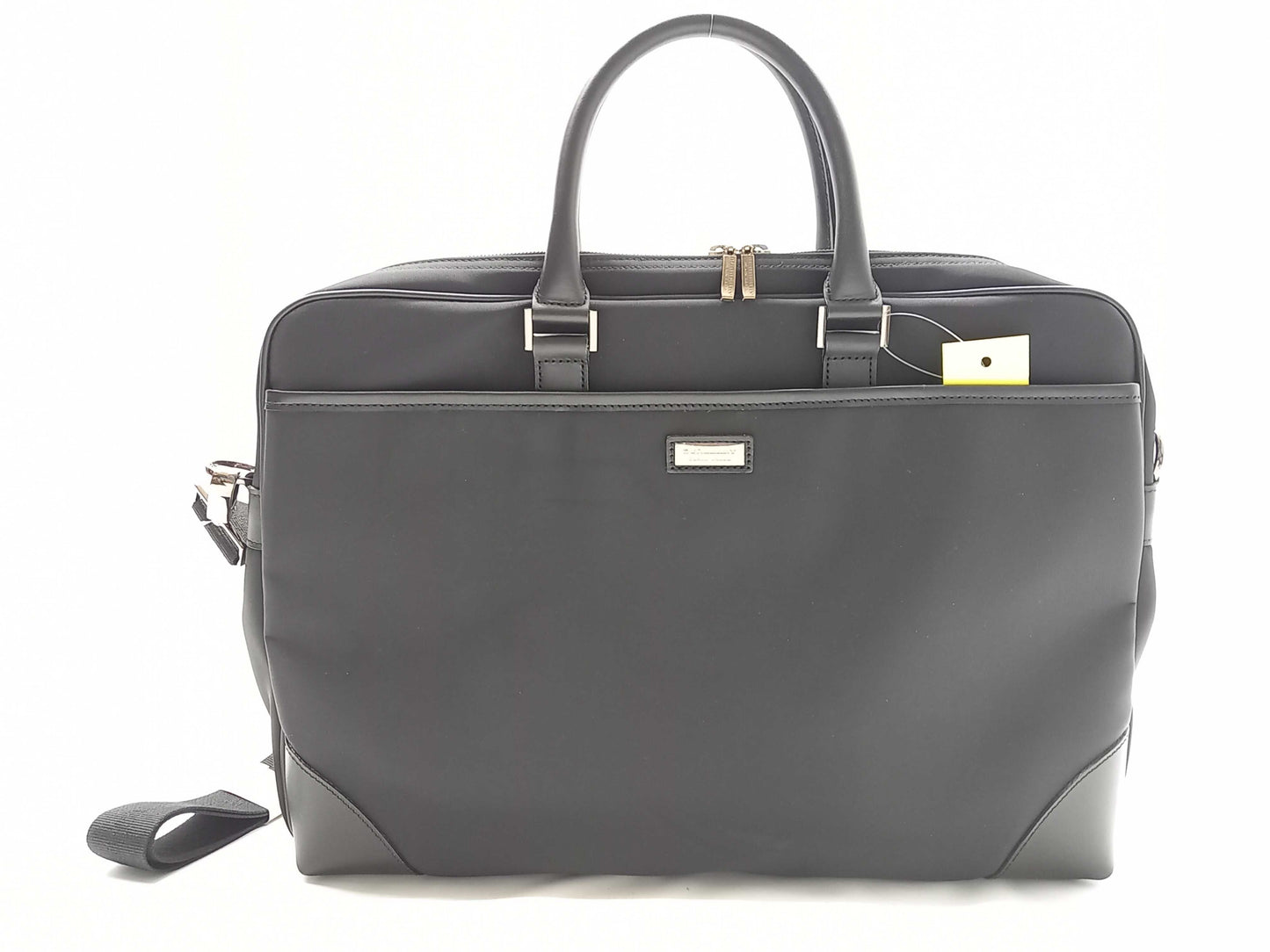 Brand New Burberry Nylon and Leather Briefcase with Strap