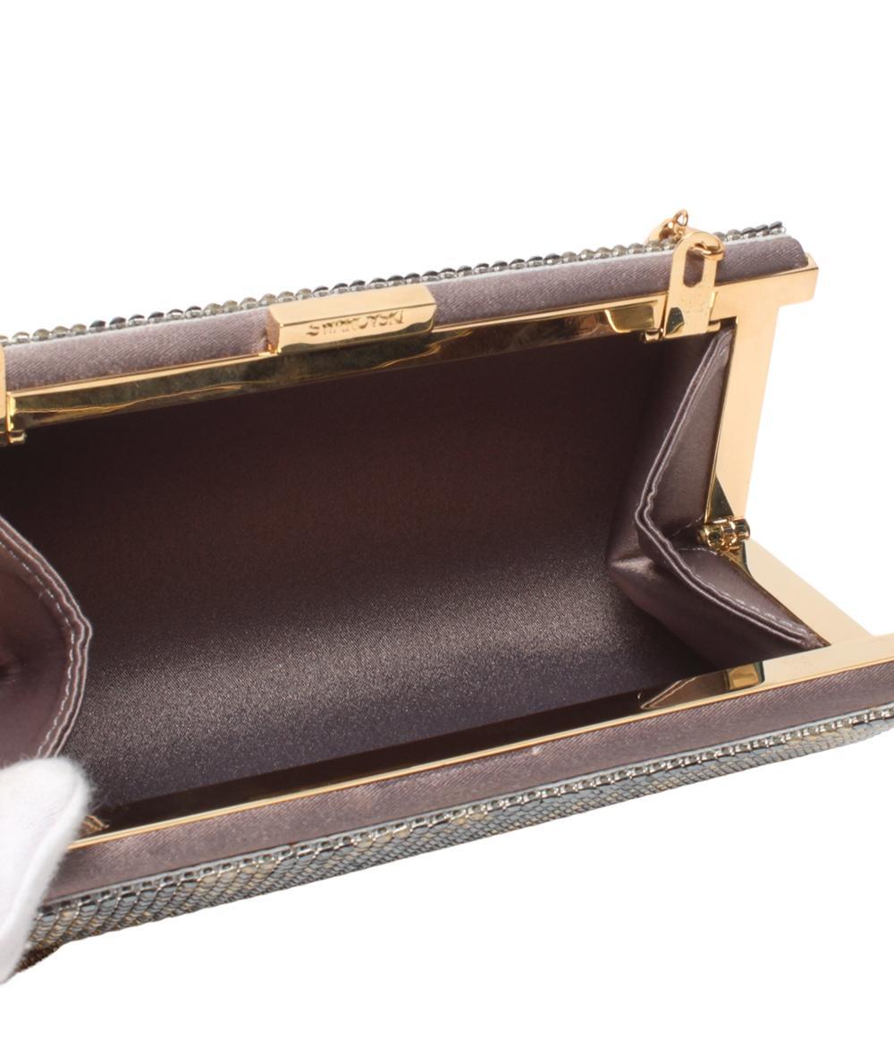 SWAROVSKI Crystal RARE Power Snake Clutch with gold accents and chain