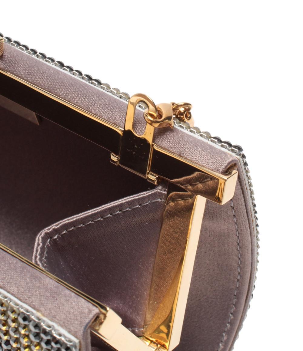 SWAROVSKI Crystal RARE Power Snake Clutch with gold accents and chain