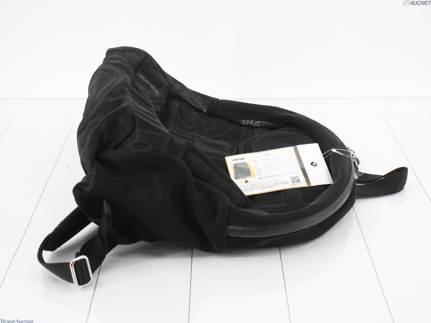 Chanel Black Logo Mesh Backpack form the 2019 Collection