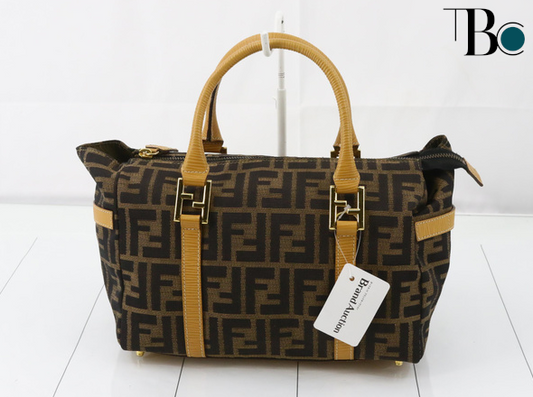 Preowned Vintage Fendi boston Bag