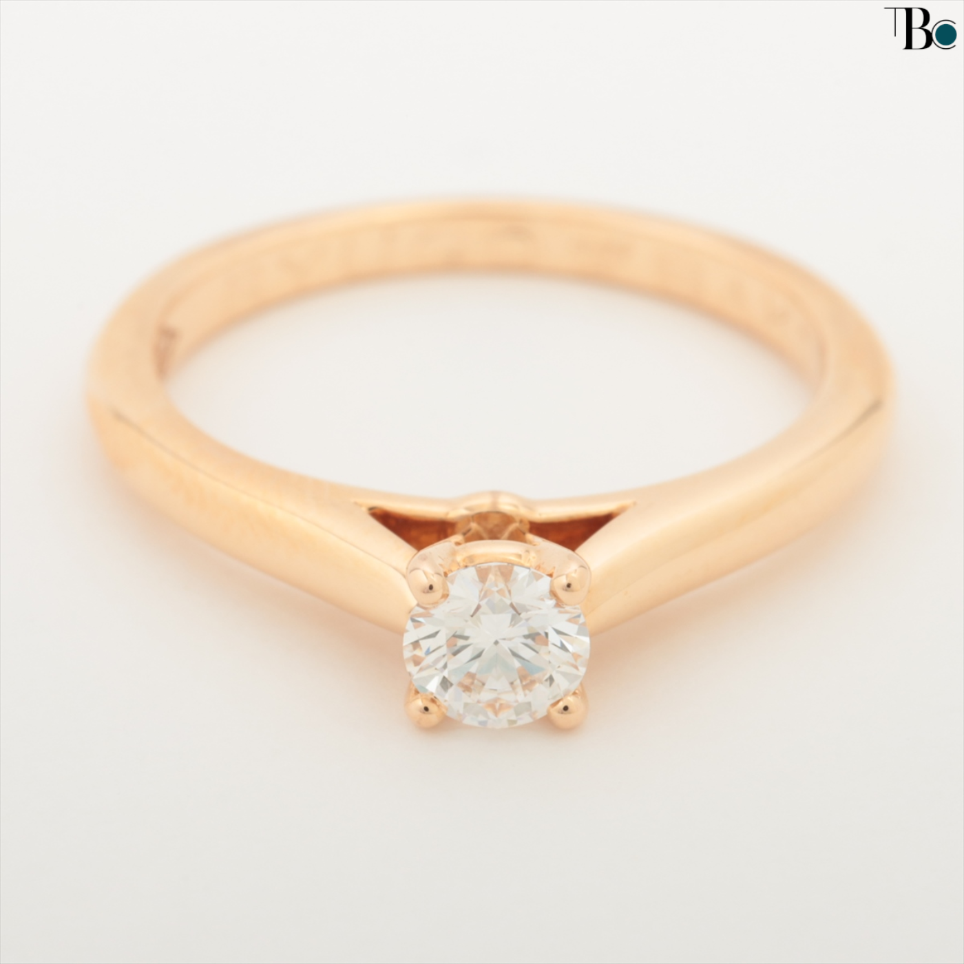 Cartier Solitaire Diamond 18K gold ring