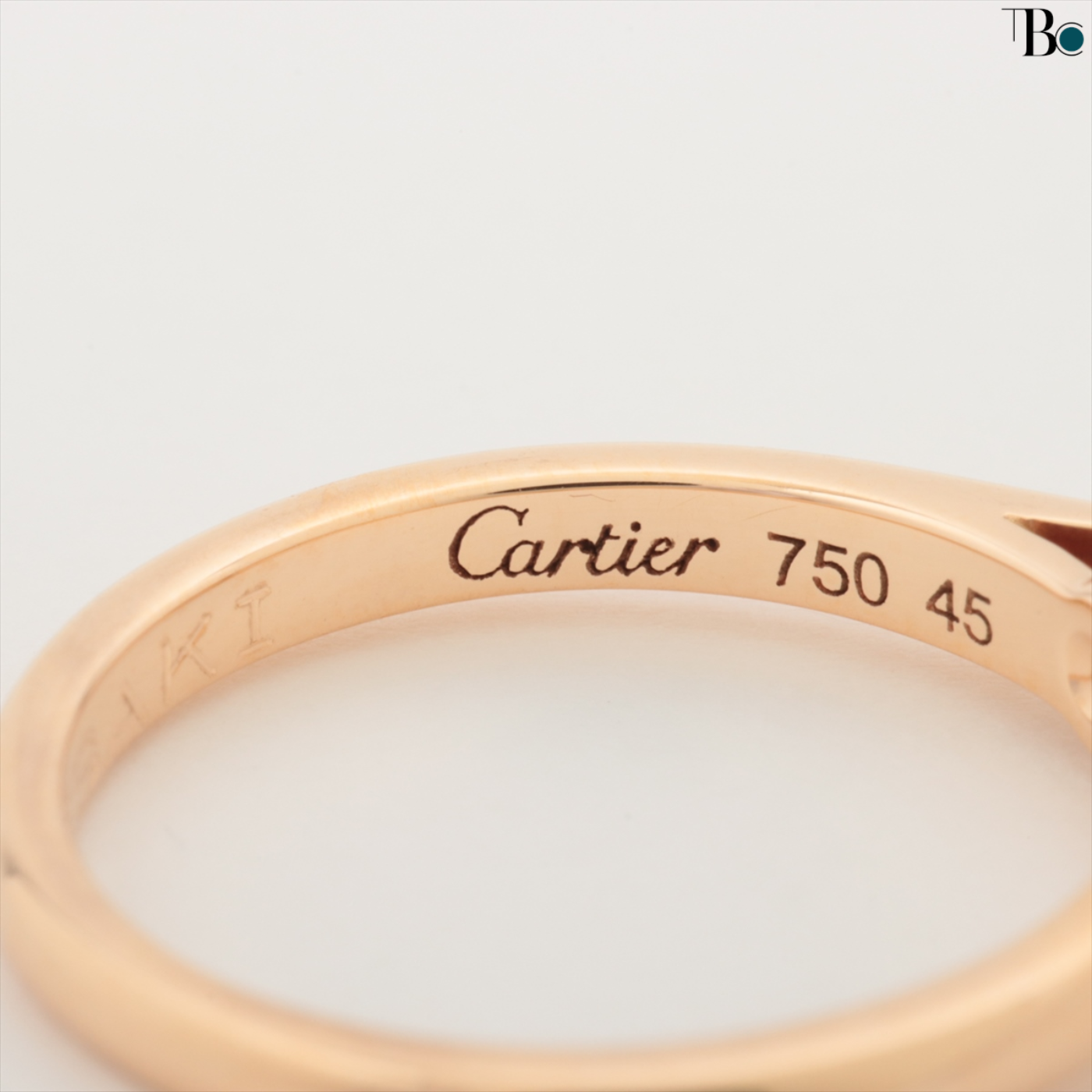 Cartier Solitaire Diamond 18K gold ring