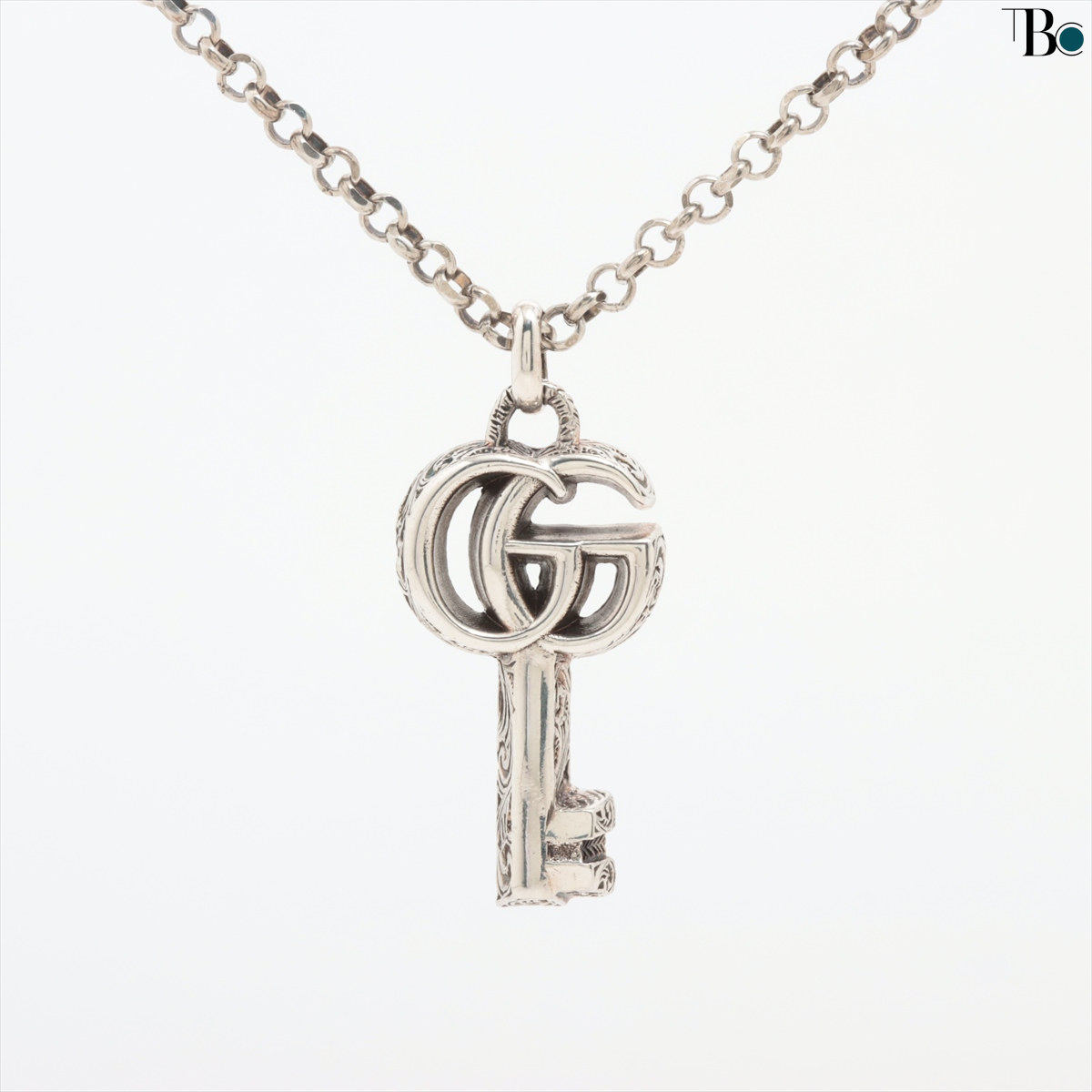 Gucci GG silver neckalace