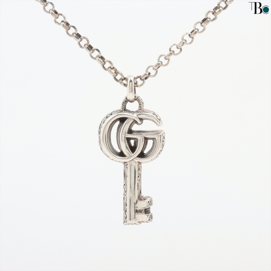 Gucci GG silver neckalace