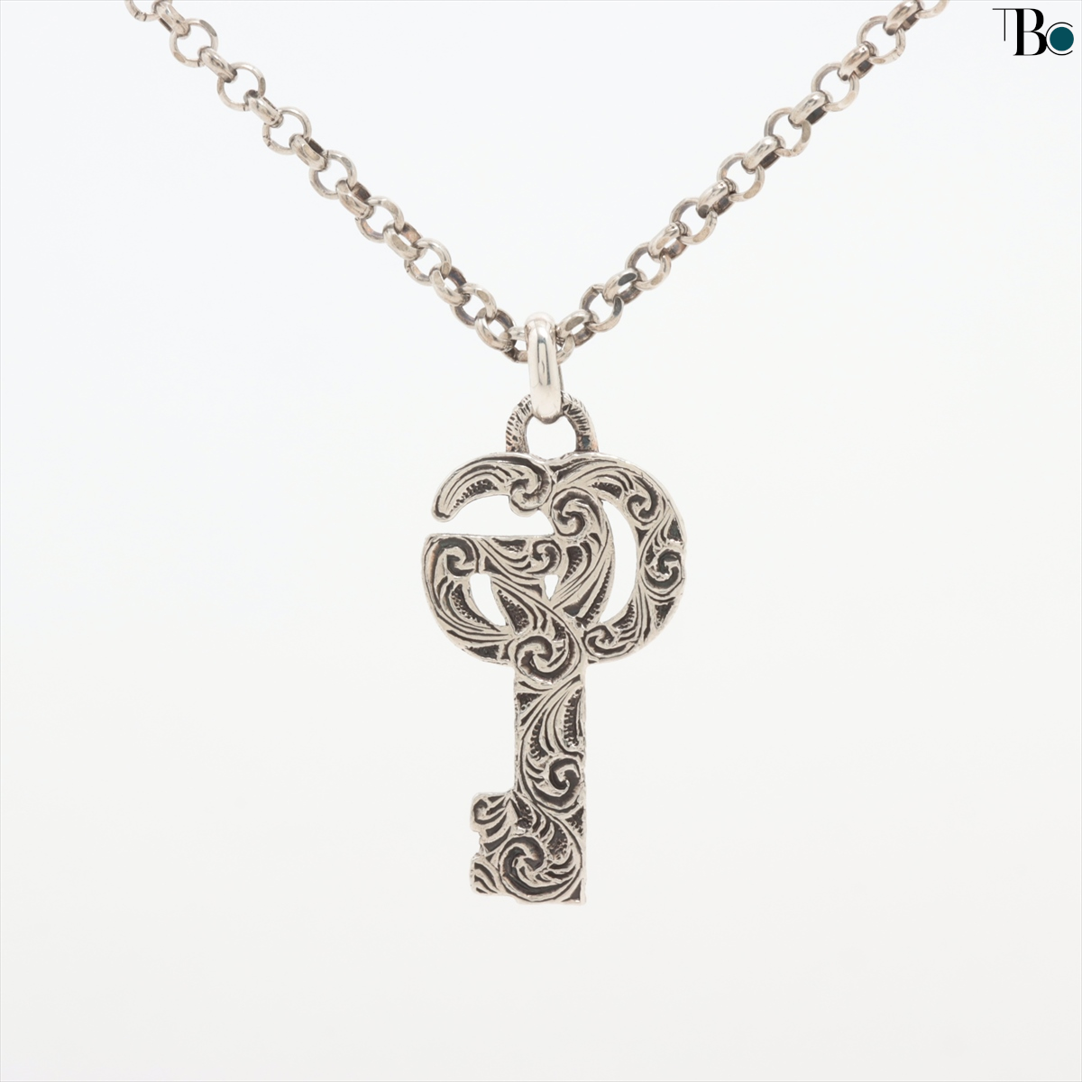 Gucci GG silver neckalace