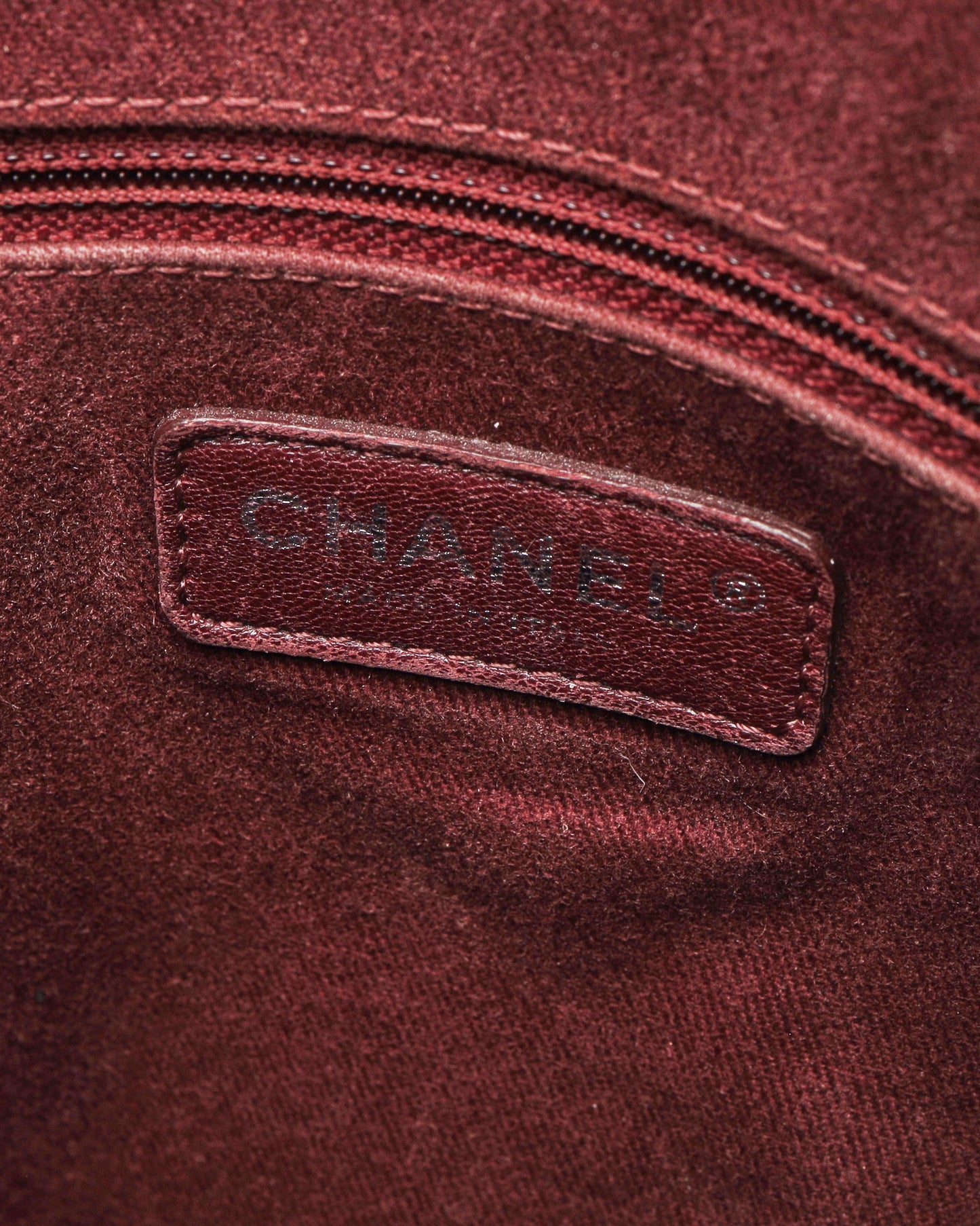 Chanel Cc Quilted Striated Tote Bag