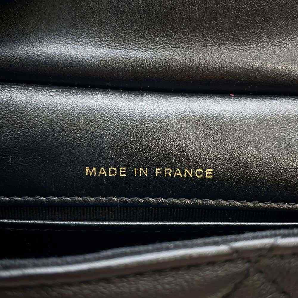 Chanel Matelasse Chain Clutch Bag Lambskin Black card holder