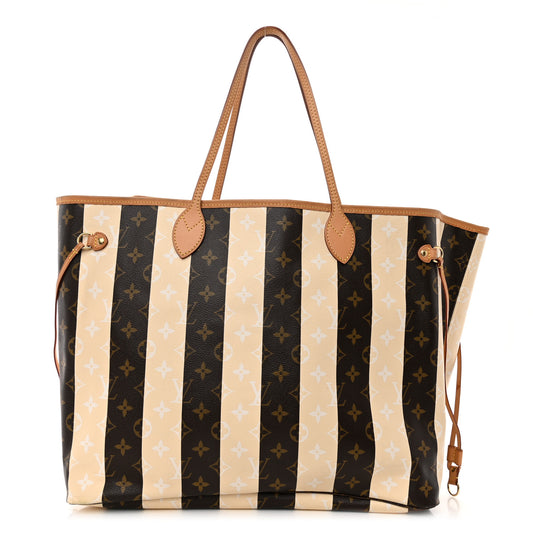 Preowned Louis Vuitton Limited Edition Neverful Rayures Tote Bag