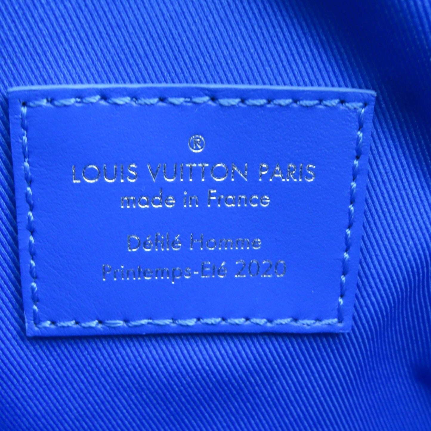 Preowned Louis Vuitton Limited Edition Clouds Blue Monogram Soft Truck bag