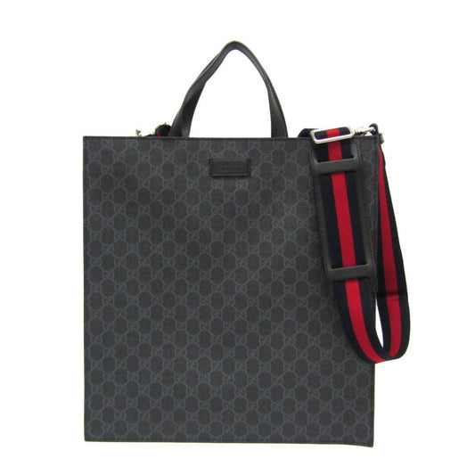 Gucci Women,Men GG Supreme,Leather Shoulder Bag,Tote Bag Black,Gray
